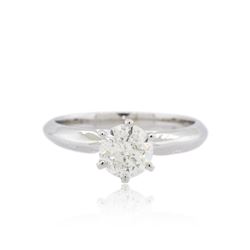 14KT White Gold 1.00ct Brilliant Cut Diamond Solitaire Ring