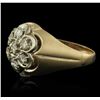 Image 2 : 14KT Yellow Gold 0.75ctw Diamond Ring