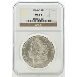 1884-O NGC MS63 Morgan Silver Dollar