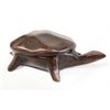 Image 1 : Haitian Carved Wood Lidded Turtle Box