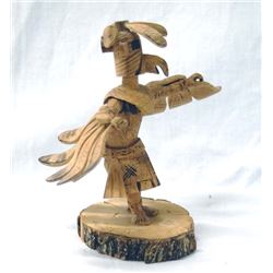 Navajo Carved Aspen Eagle Kachina by R. Platero
