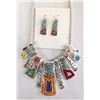 Image 2 : Tribal Style Necklace and Earrings