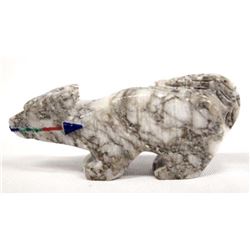 Zuni Carved Quartz Coyote Fetish