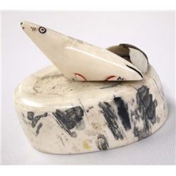 Northwest Coast Bone Seal Carving