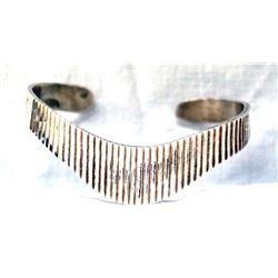 Mexican Taxco Sterling Silver Cuff Bracelet