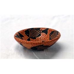 Mata Ortiz Miniature Fish Bowl by Fabiola Villalba