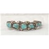 Image 3 : Navajo Old Pawn Sterling Turquoise Bracelet