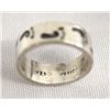 Image 3 : 9 Sterling Silver Footprint Band Rings