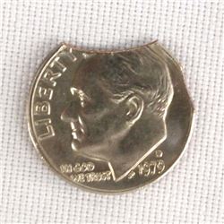 1979 Roosevelt Dime Misstrike