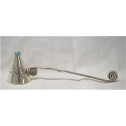 Navajo Sterling Silver Turquoise Candle Snuffer