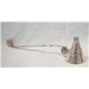 Image 2 : Navajo Sterling Silver Turquoise Candle Snuffer