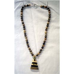1940 Santo Domingo Jasper Pendant Necklace