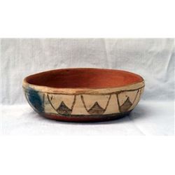 1950 Santo Domingo Micaceous Clay Pottery Bowl