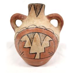 1960 Jemez Santo Domingo Polychrome Wedding Vase