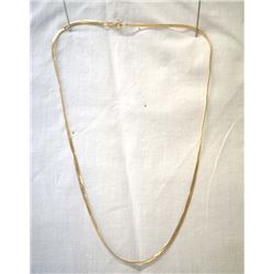 Estate 14Kt Gold Diamond Cut Chain