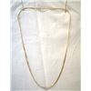 Image 1 : Estate 14Kt Gold Diamond Cut Chain