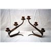 Image 1 : 1930-1960 Hand Wrought Glander Copper Candlesticks