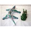 Image 2 : Mexican Oaxacan Alebrije Alligator and Frog
