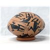 Image 1 : Mata Ortiz Lizard Seed Jar by Jose Villa with pottery ring