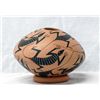 Image 2 : Mata Ortiz Lizard Seed Jar by Jose Villa with pottery ring