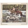 Image 1 : Hand Signed and Numbered Cowboy Print by F.Fellows