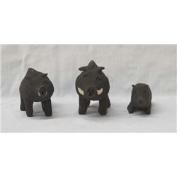 Mata Ortiz Javelina Pottery Family by Fito Tena