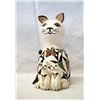 Image 1 : Acoma Polychrome Cat Storyteller by Judy Lewis