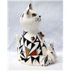 Image 2 : Acoma Polychrome Cat Storyteller by Judy Lewis