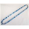 Image 1 : Navajo Design Turquoise Lapis Fish Stone Heishi Necklace