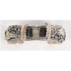 Navajo Sterling Silver Watch Bracelet