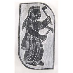 Iroquois Carved Steatite by Onatago