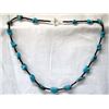 Image 1 : Navajo Style Turquoise Nugget & Heishi Necklace
