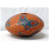 Image 2 : Mata Ortiz Polychrome Butterfly Seed Jar, L. Ortiz