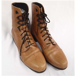 Ariat Leather Ankle High Leather Boots, Size 9