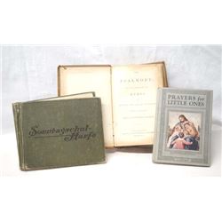 3 Antique Religious Books
