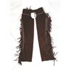 Image 1 : Cowboy Fringed Suede Leather Chaps