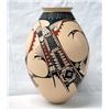 Image 2 : Mata Ortiz Polychrome Pottery Jar by N.H. Martinez