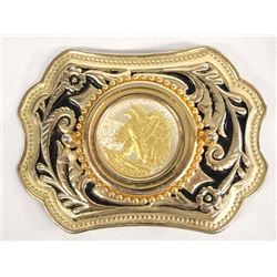 American Eagle Half Dollar Belt Buckle