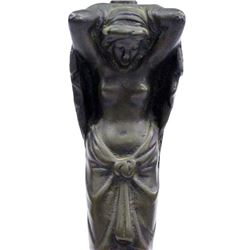 Antique Art Nouveau Bronze Nude Electric Lamp