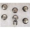 Image 4 : Collection of 12 Sterling Silver Button Covers