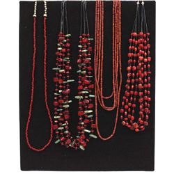 Beaded Necklaces, Most are Native American