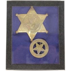 2 Texas Ranger's Badge Replicas