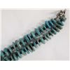 Image 2 : Navajo Design Stacked Turquoise Nugget Necklace