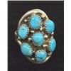 Image 2 : Navajo Sterling Silver Turquoise Ring, Size 7