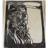 Image 2 : 1981 Original Wood Block Print by J. Lauretto