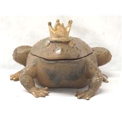 Expo Inc. Frog Prince Lidded Trinket Box