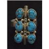 Image 2 : Navajo Sterling Turquoise Ring, R. Brown, Size 9.5