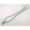 Image 1 : Green Jade Pendant Necklace on Adventurine Beads