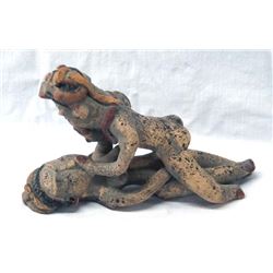 PreColumbian Erotica Figural Pottery Replica
