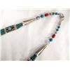 Image 4 : Tribal Turquoise and Coral Necklace and Earrings